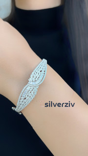 خرید دستبند النگویی نقره ایتالیایی|silverziv