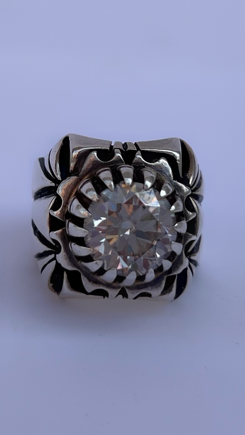 خرید انگشترموزانایت اصل و کلکسیونی/ silverziv