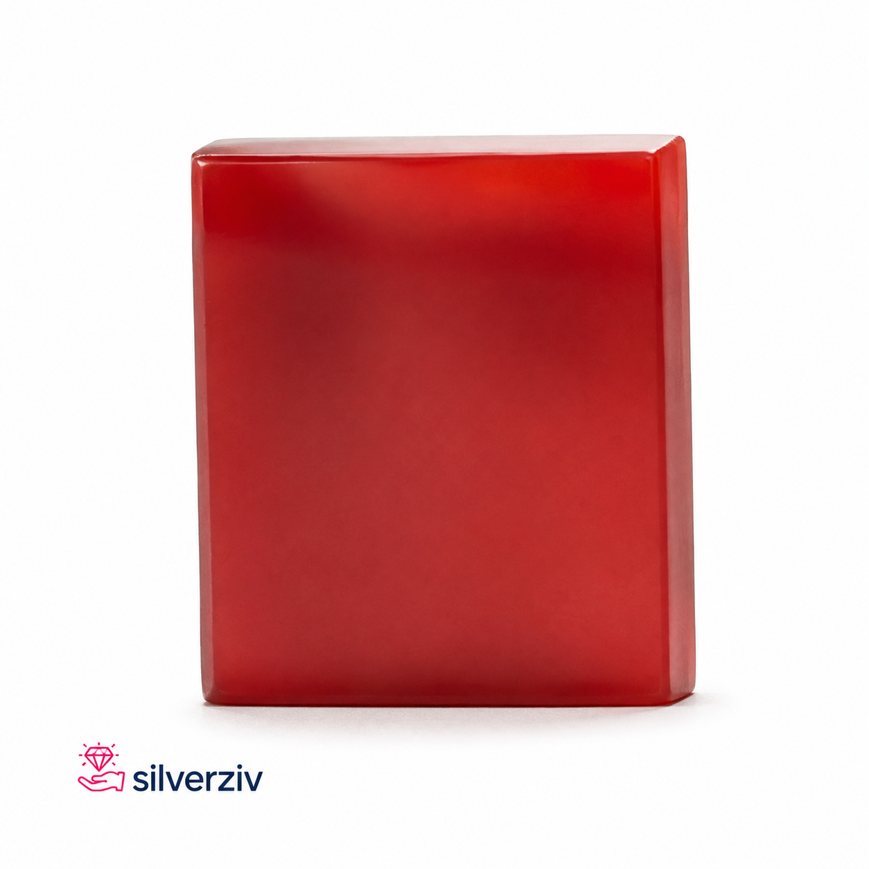 سنگ عقیق سرخ گوشتی خراسان طبیعی| silverziv