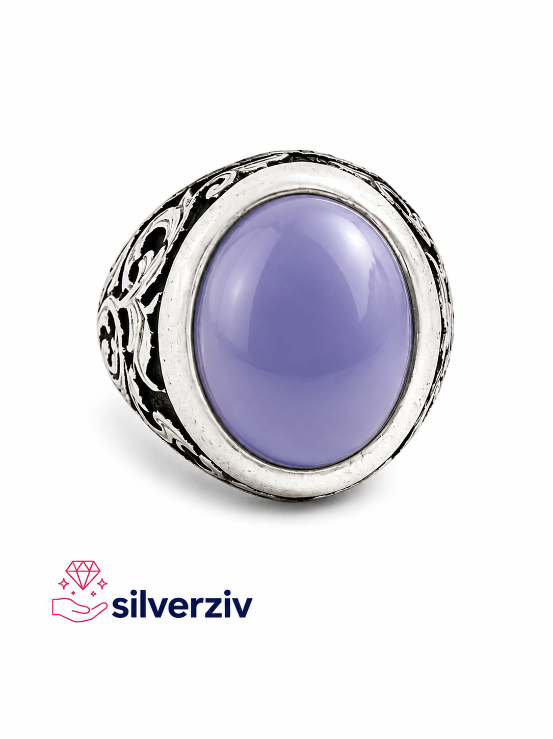 خرید انگشتر عقیق یمنی سوسنی کلکسیونی/silverziv
