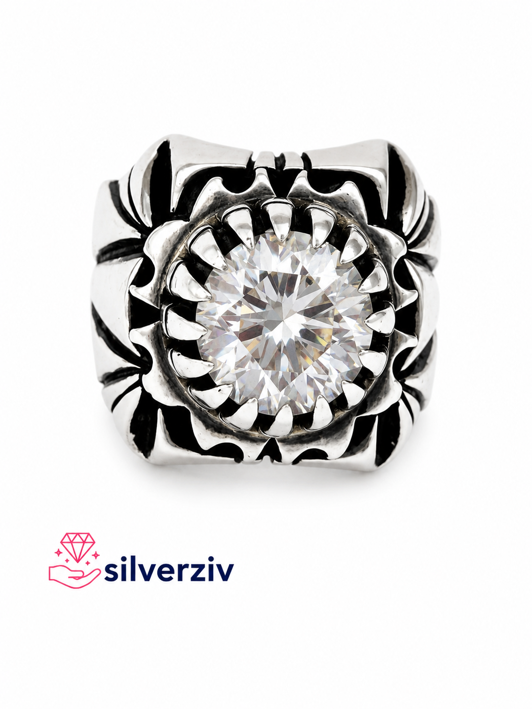 خرید انگشترموزانایت اصل و کلکسیونی/ silverziv