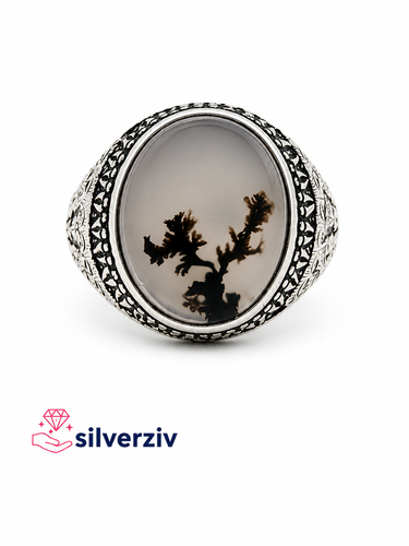 خرید انگشتر شجر فاخر و کلکسیونی ازاده/silverziv