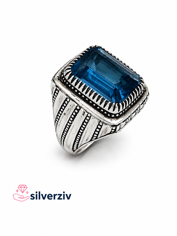 انگشتر توپاز سوئیسی| silverziv